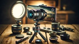 Smart Phone Camera with Advanced Mobile Accessories