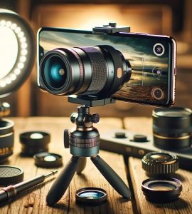 Smart Phone Camera with Advanced Mobile Accessories