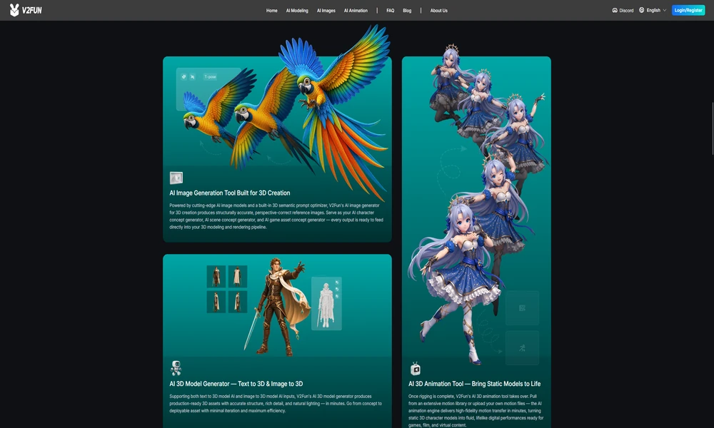 AI 3D Model Generator and Animation Workflow Platform for Game Assets: When V2Fun Fits Modeling, Texturing, Rigging, and Motion